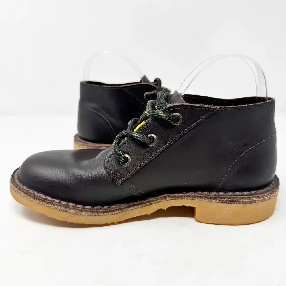Jim Green Vellie Chukka Boots Leather Crepe Sole Brown Men’s US 7